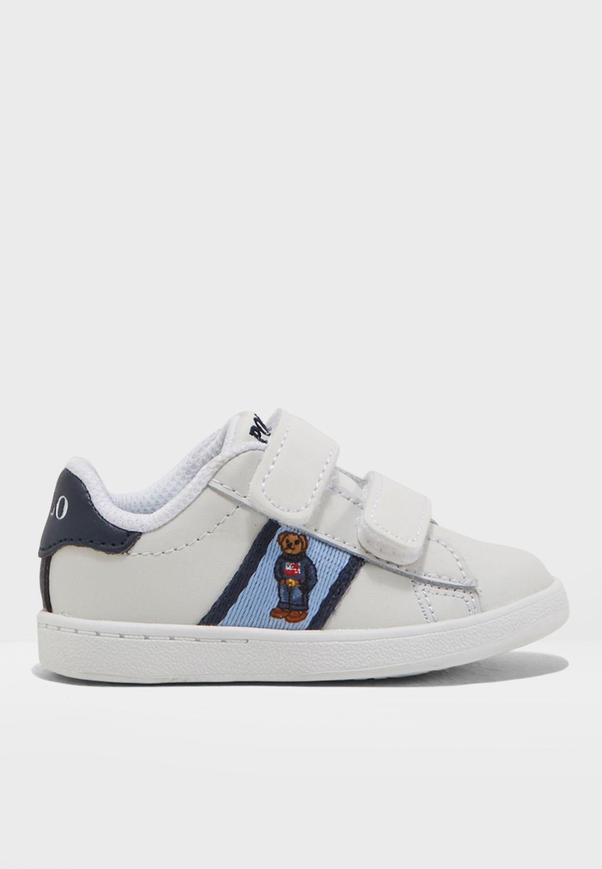 quilton bear leather sneaker