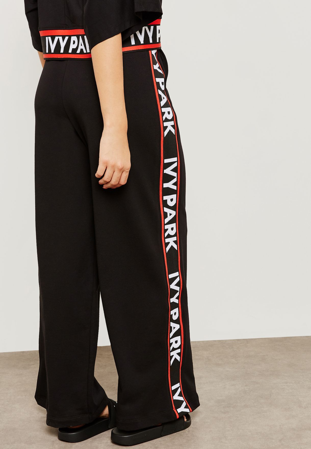 ivy park flat knit joggers