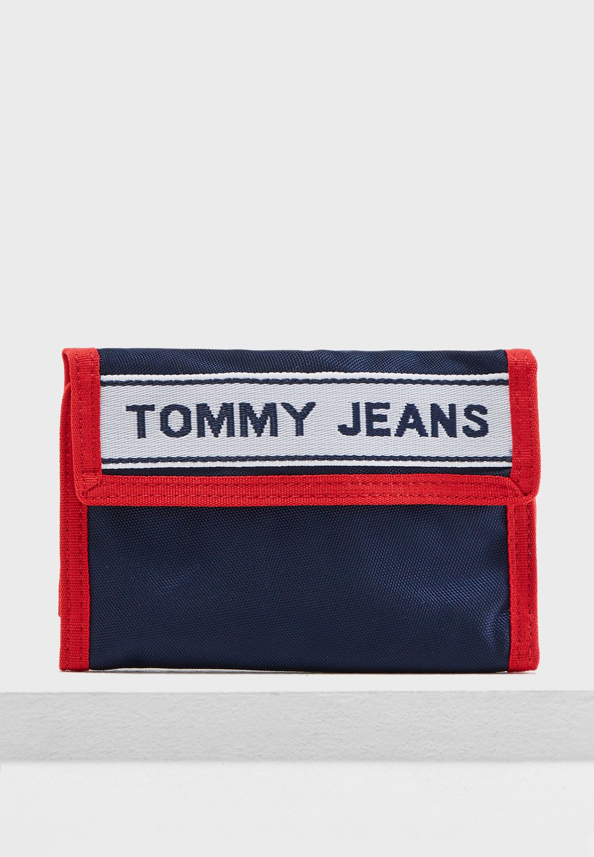 tommy jeans logo tape wallet