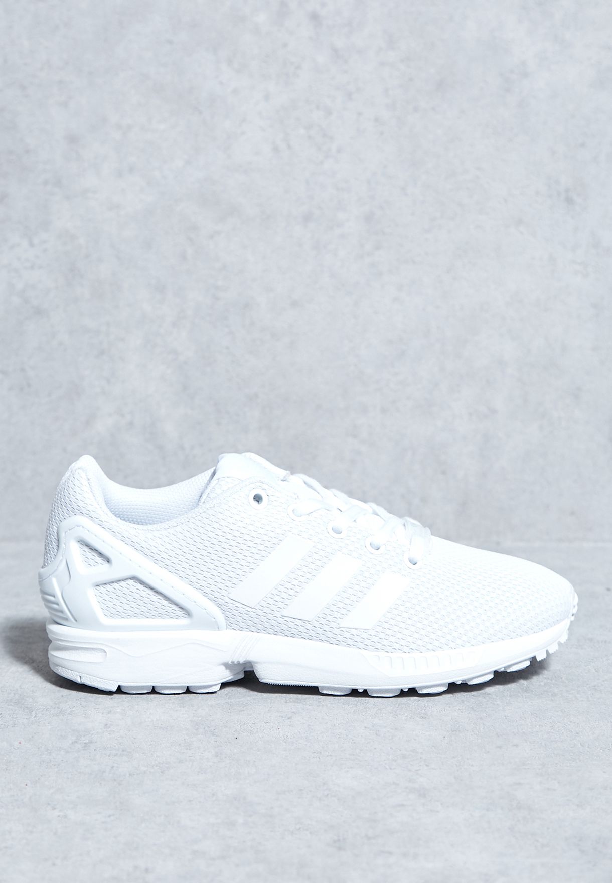 full white zx flux