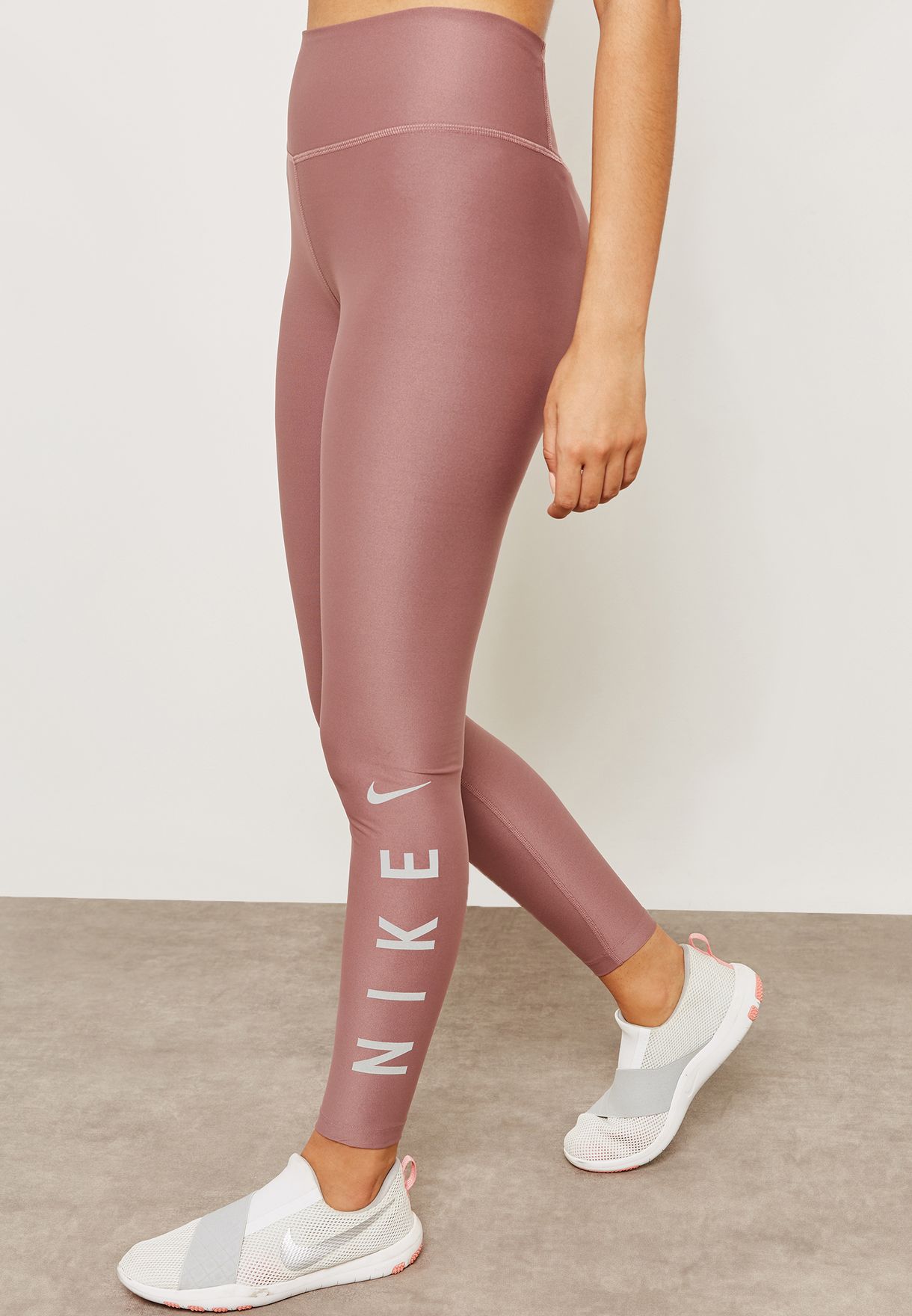 Buy Nike pink Power Gym 7/8 Leggings 
