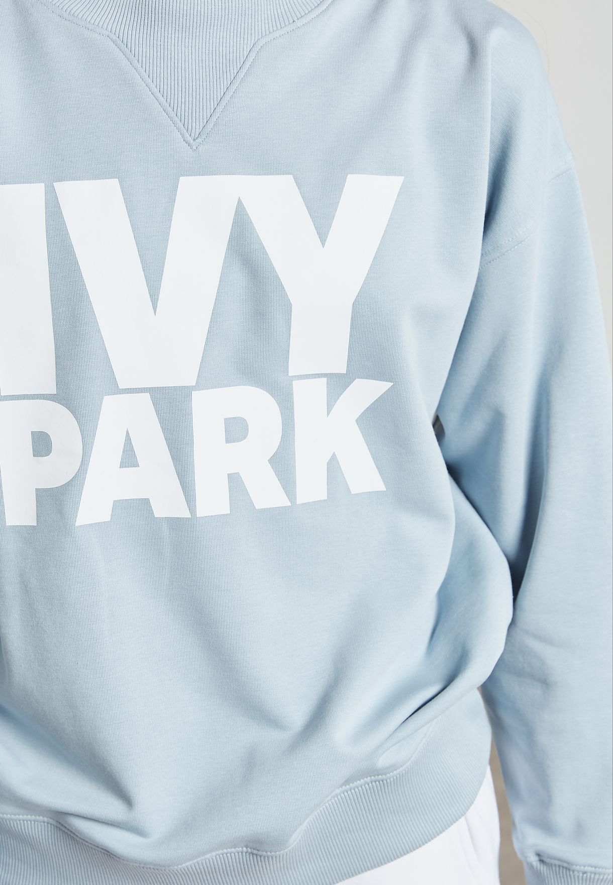 ivy park blue sweatshirt