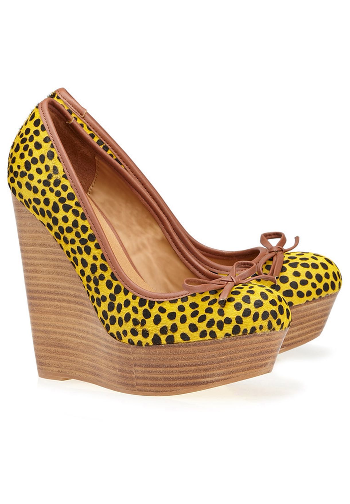 Buy leopard Anabel Print Wedge Pump for Women in Kuwait city, other cities