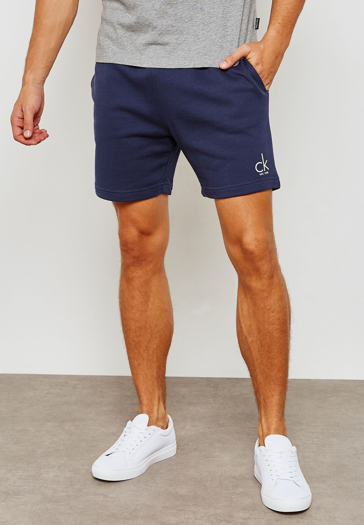 calvin klein terry shorts