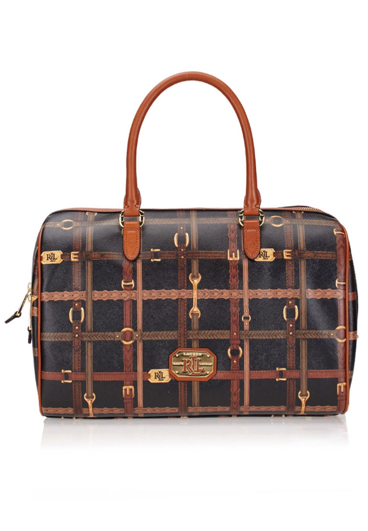 ralph lauren barrel satchel