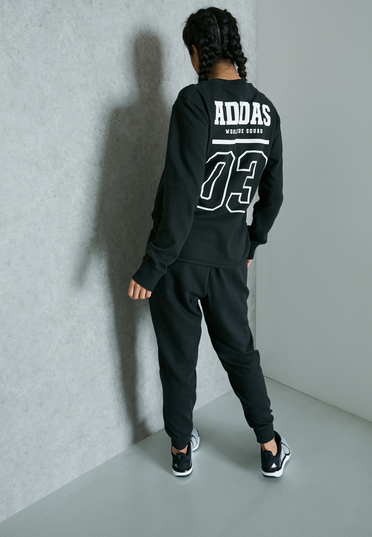 Buy adidas black Chill Out Tracksuit for Women in Dhabi