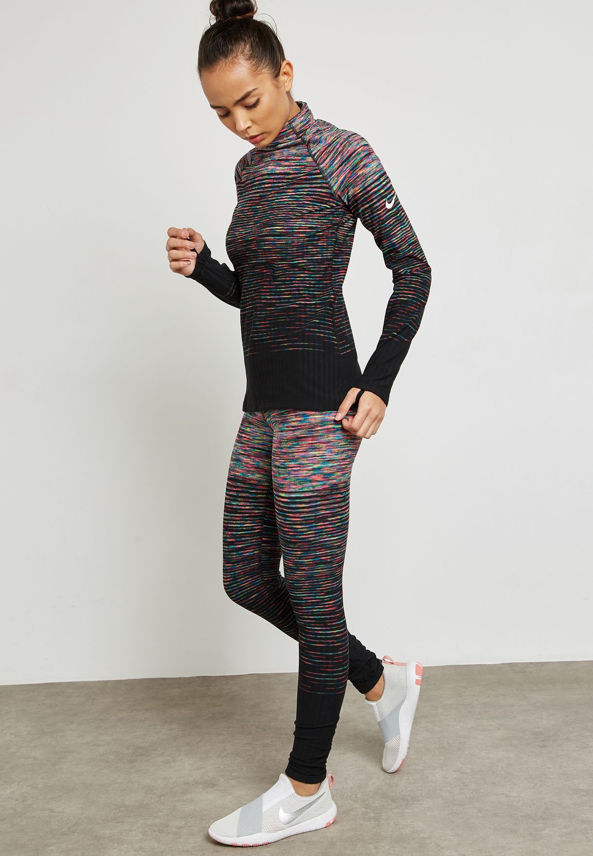 nike pro hyperwarm set