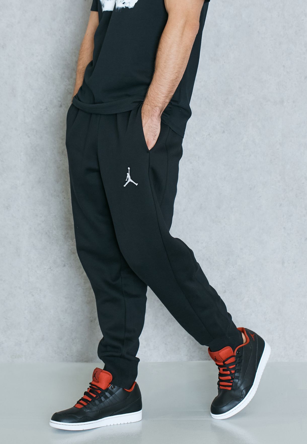 Buy Nike black Jordan Cuffed Sweatpants 