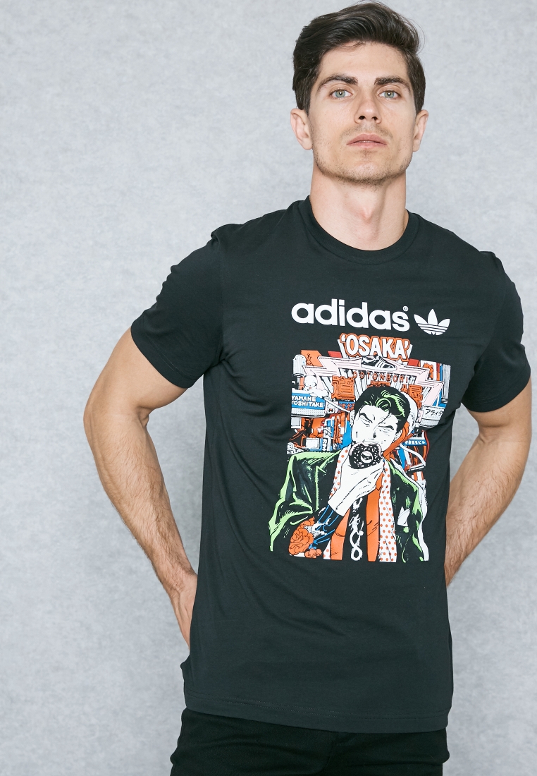 Buy adidas Originals black Artist City T-Shirt Men in MENA, Worldwide