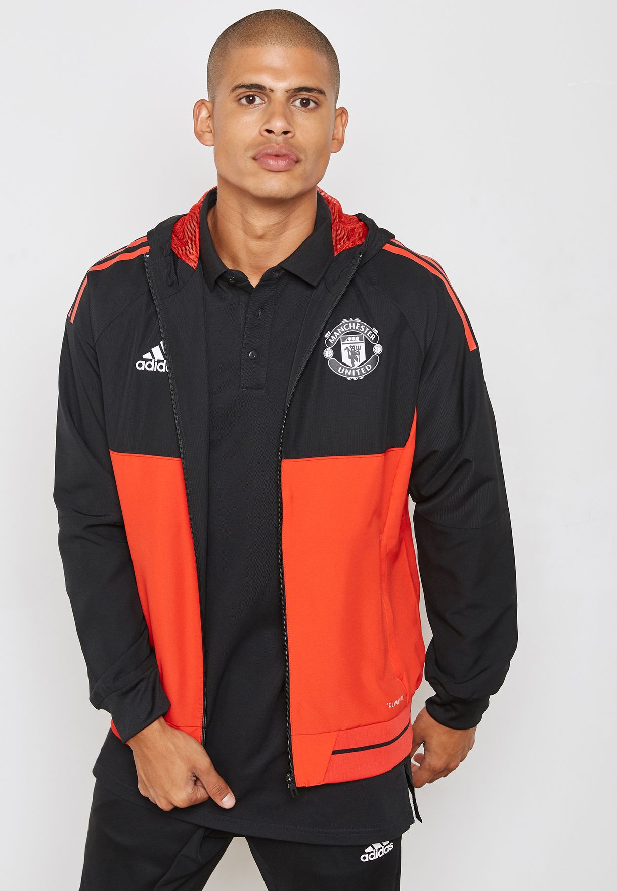Buy adidas black Manchester United Presentation Jacket for Men in MENA ...