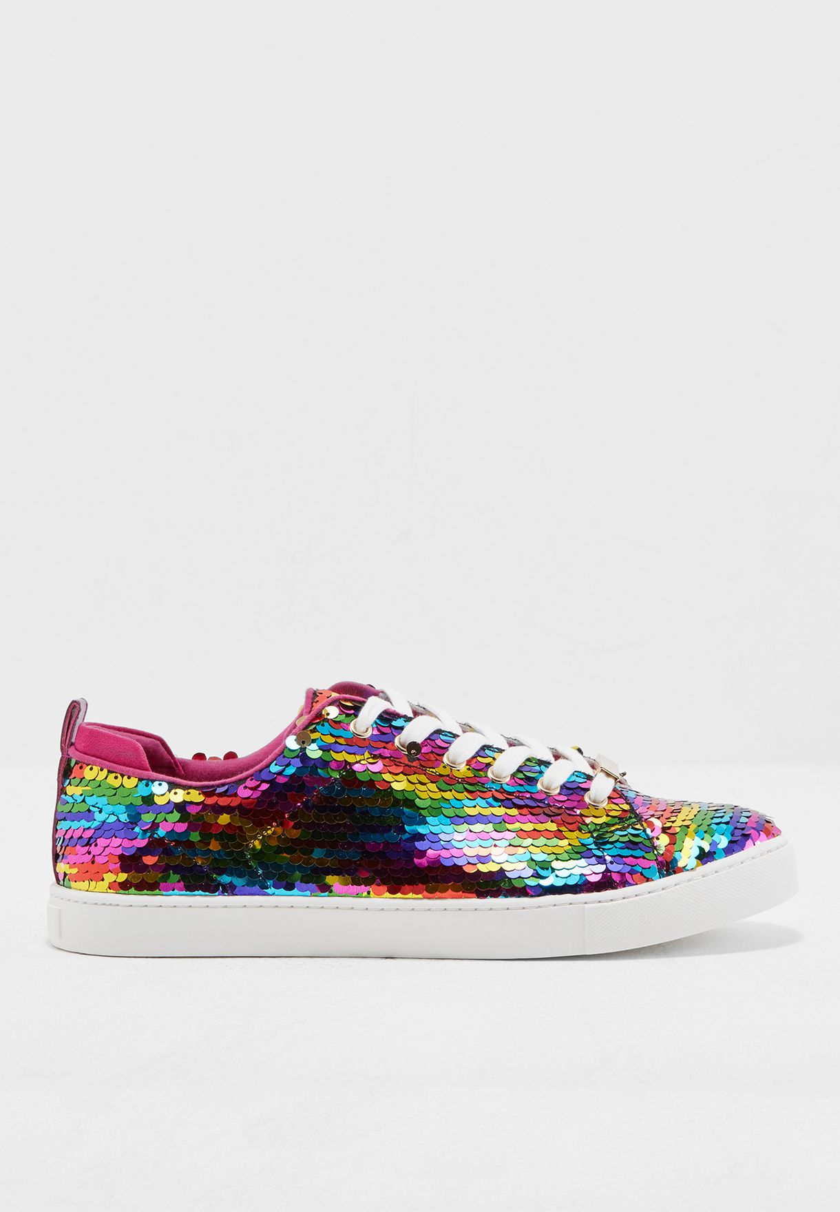 multicolor sequin sneakers