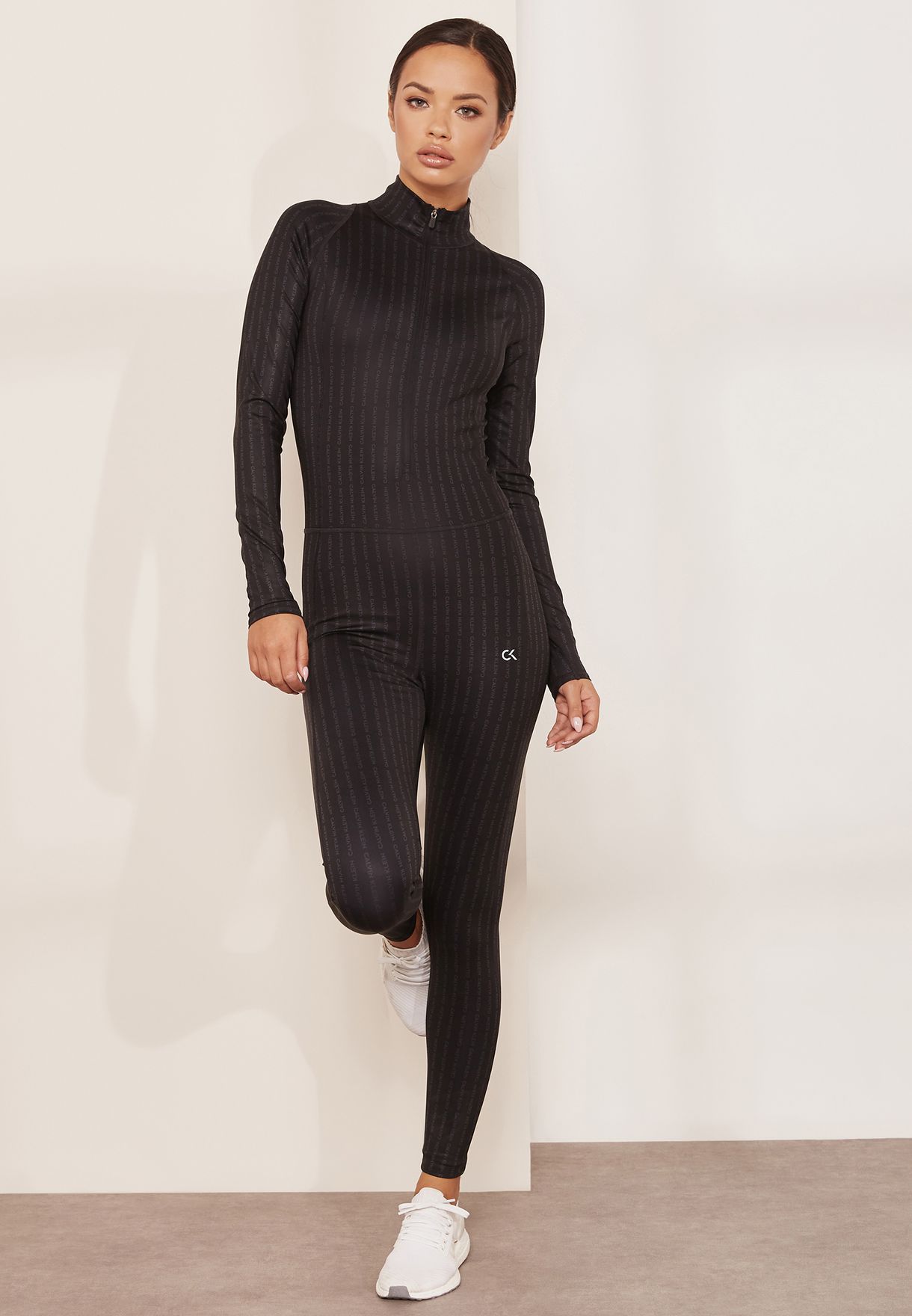 Buy Calvin Klein Performance black Essential Jumpsuit for Women in MENA,  Worldwide