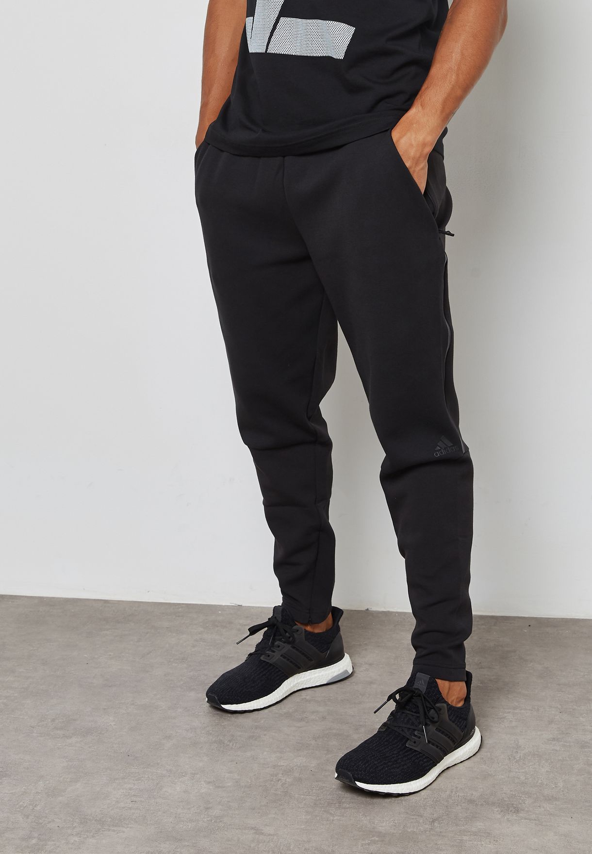 Buy adidas black Z.N.E Sweatpants for 