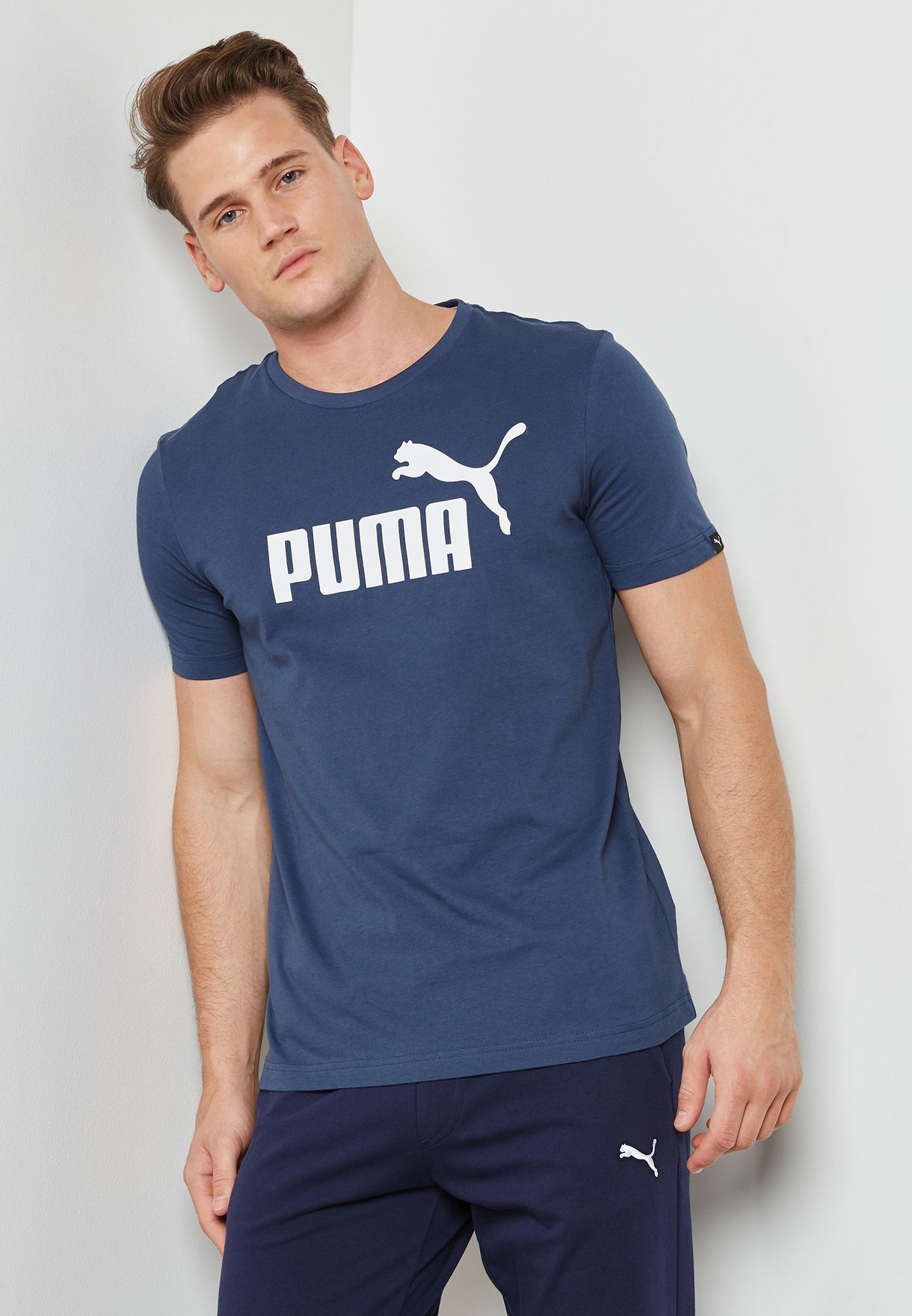 puma navy t shirt