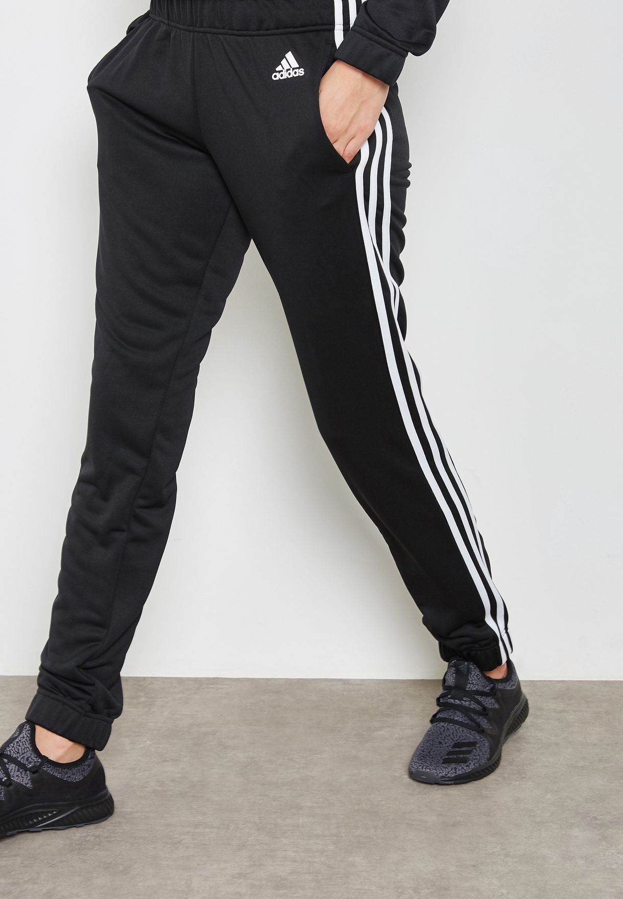 essentials tracksuit black