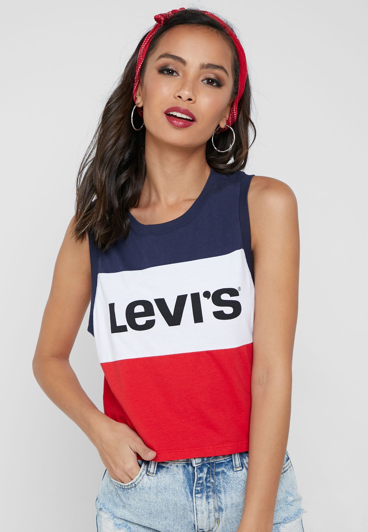 Buy Levis multicolor Logo Tank Top for Women in MENA, Worldwide