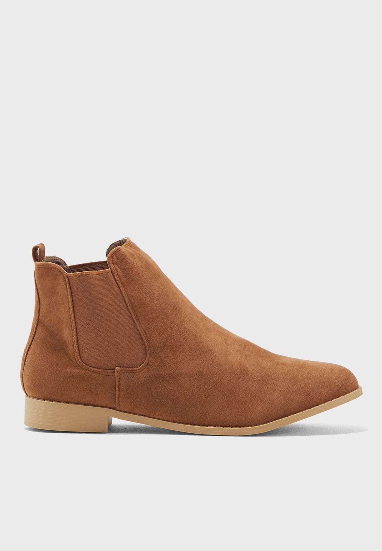Buy Brave Soul brown Chelsea Boots for 