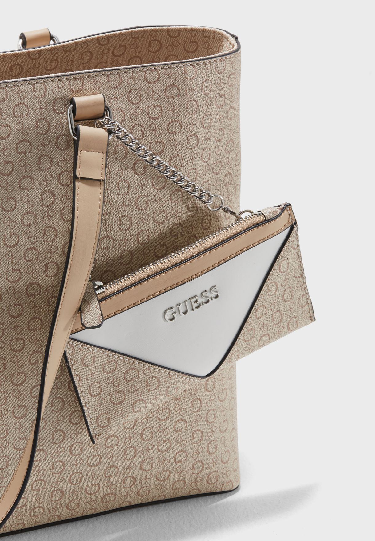 guess circlewood tote