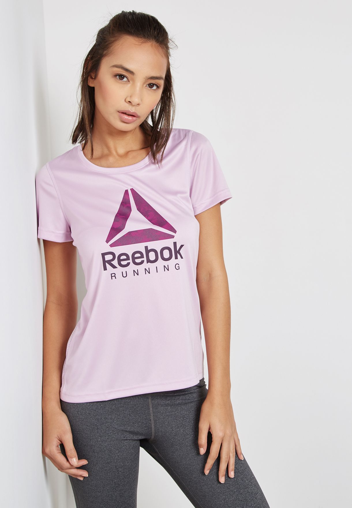 reebok purple t shirt