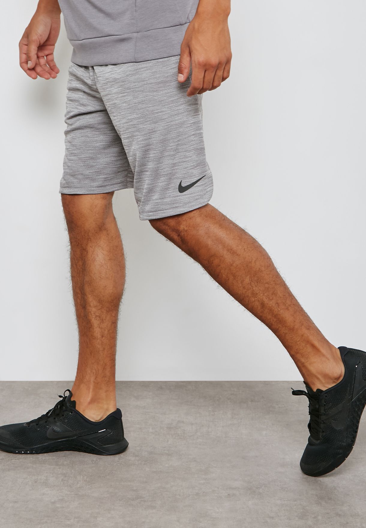 Nike grey Dri-FIT Veneer Shorts for Men 