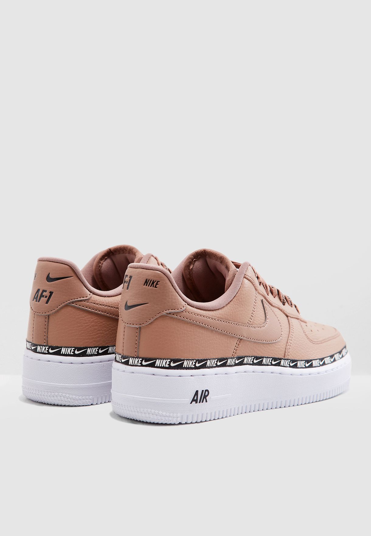 Nike brown Air Force 1 \u0026#39;07 SE PRM 
