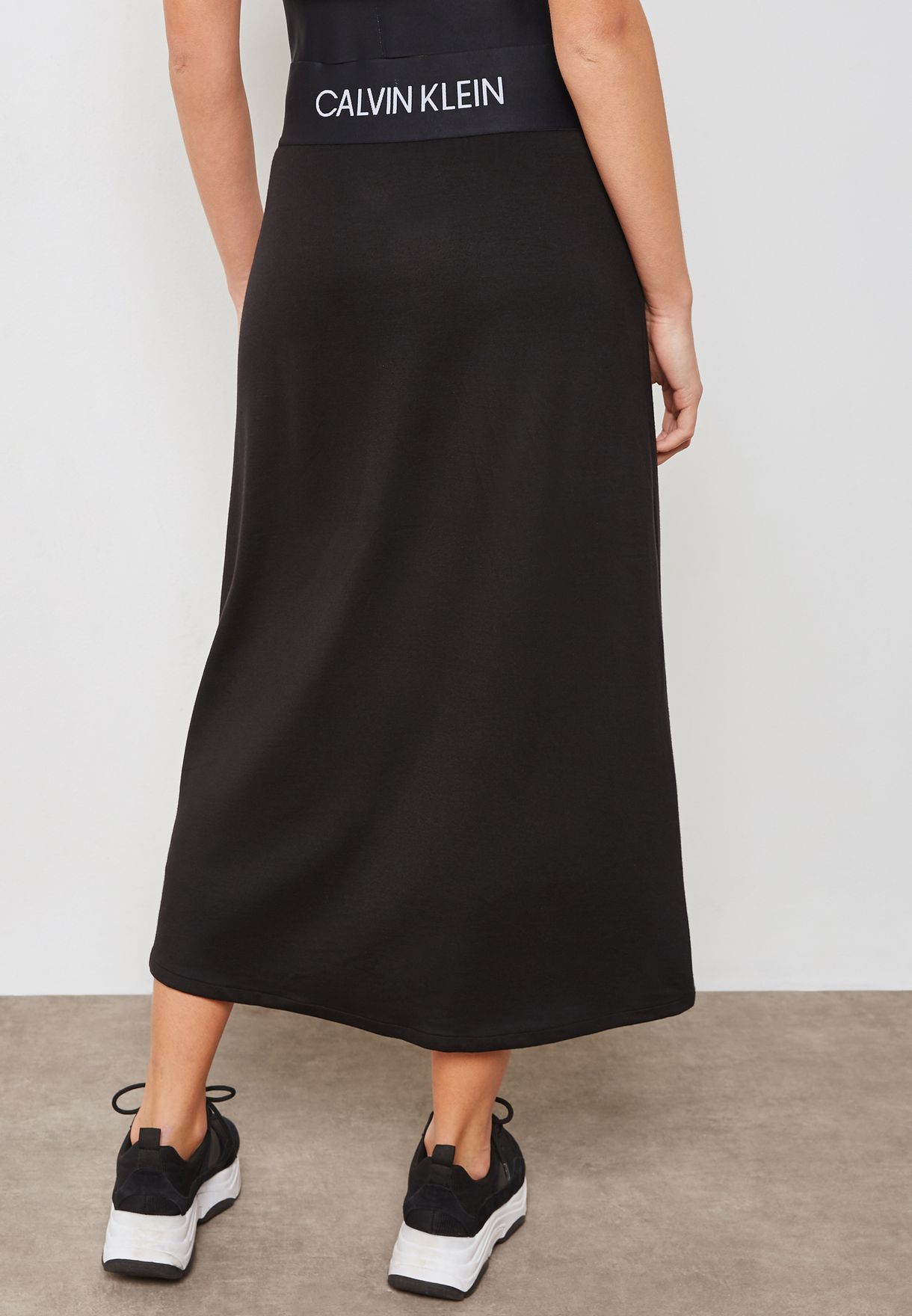 calvin klein wrap skirt