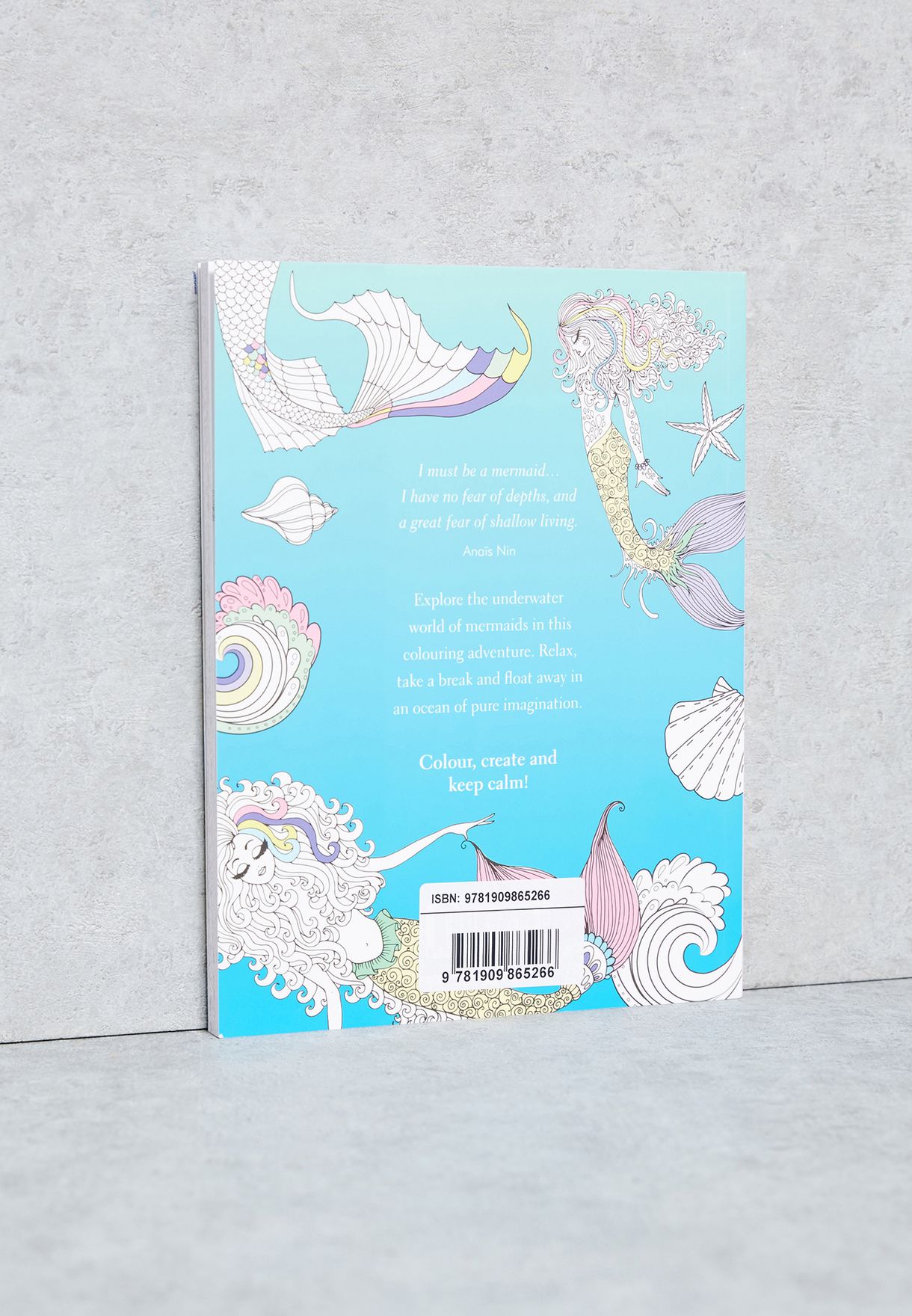 Keep Calm & Colour Mermaids Book
