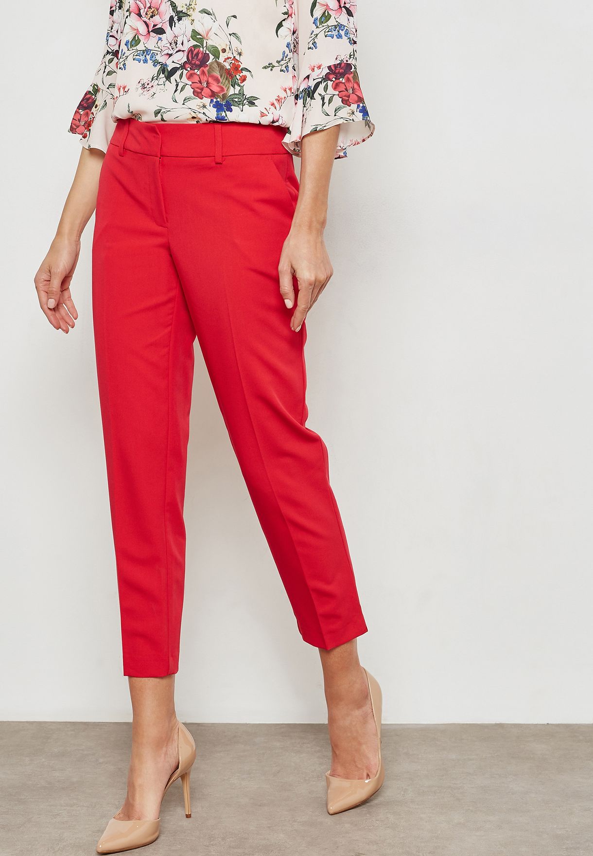 Buy Dorothy Perkins red Ankle Grazer Pants for Women in Manama, Riffa