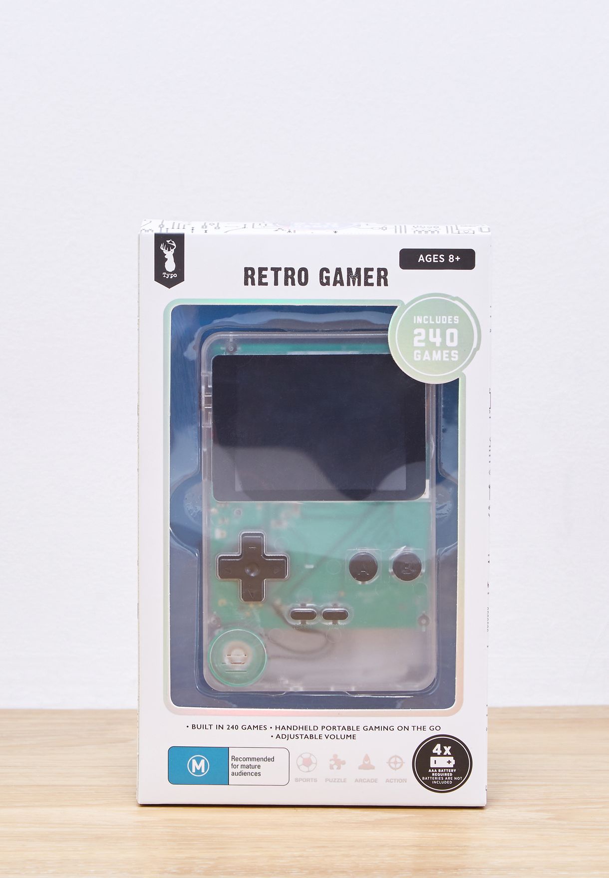 typo classic retro gamer