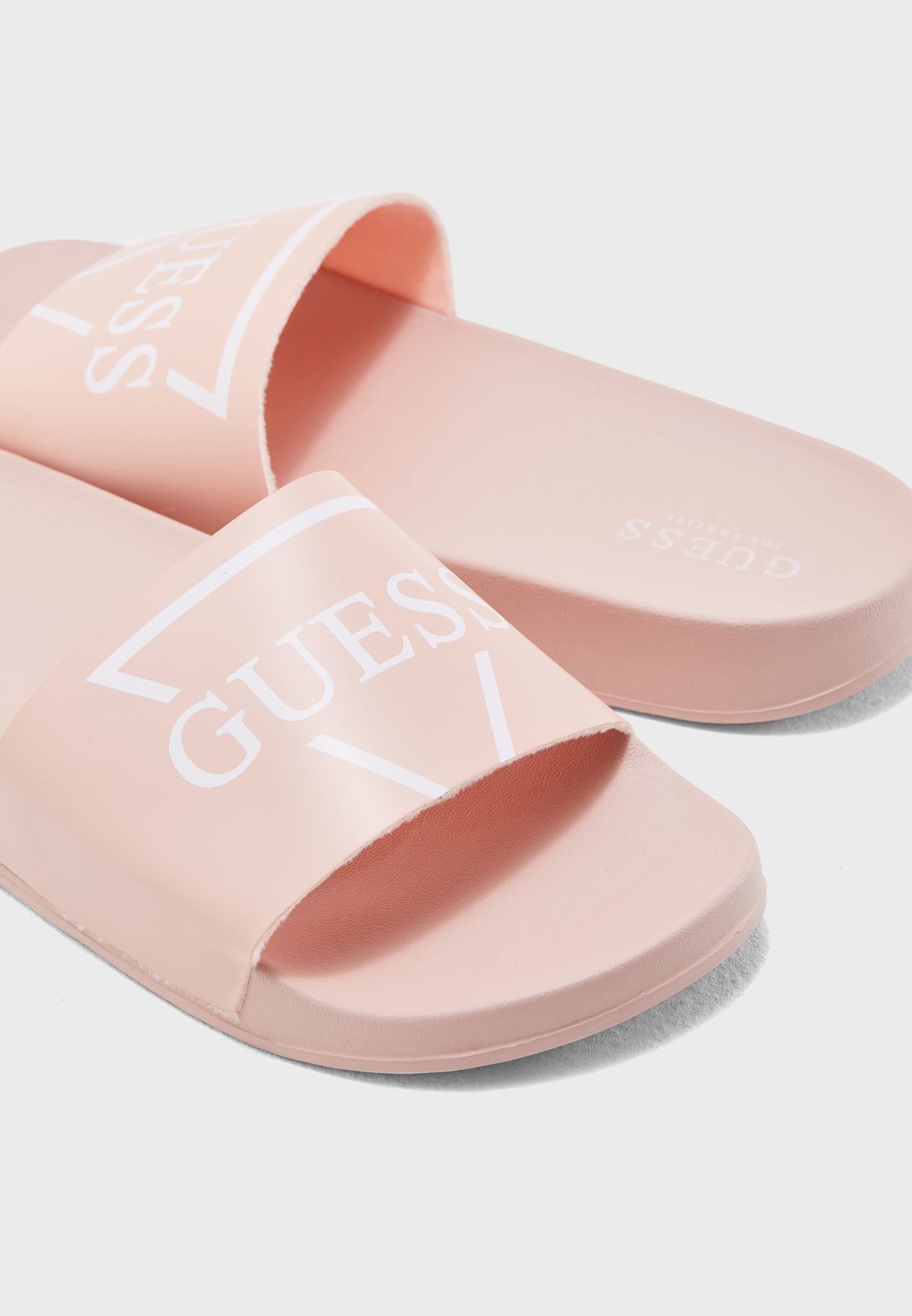 pink guess slides