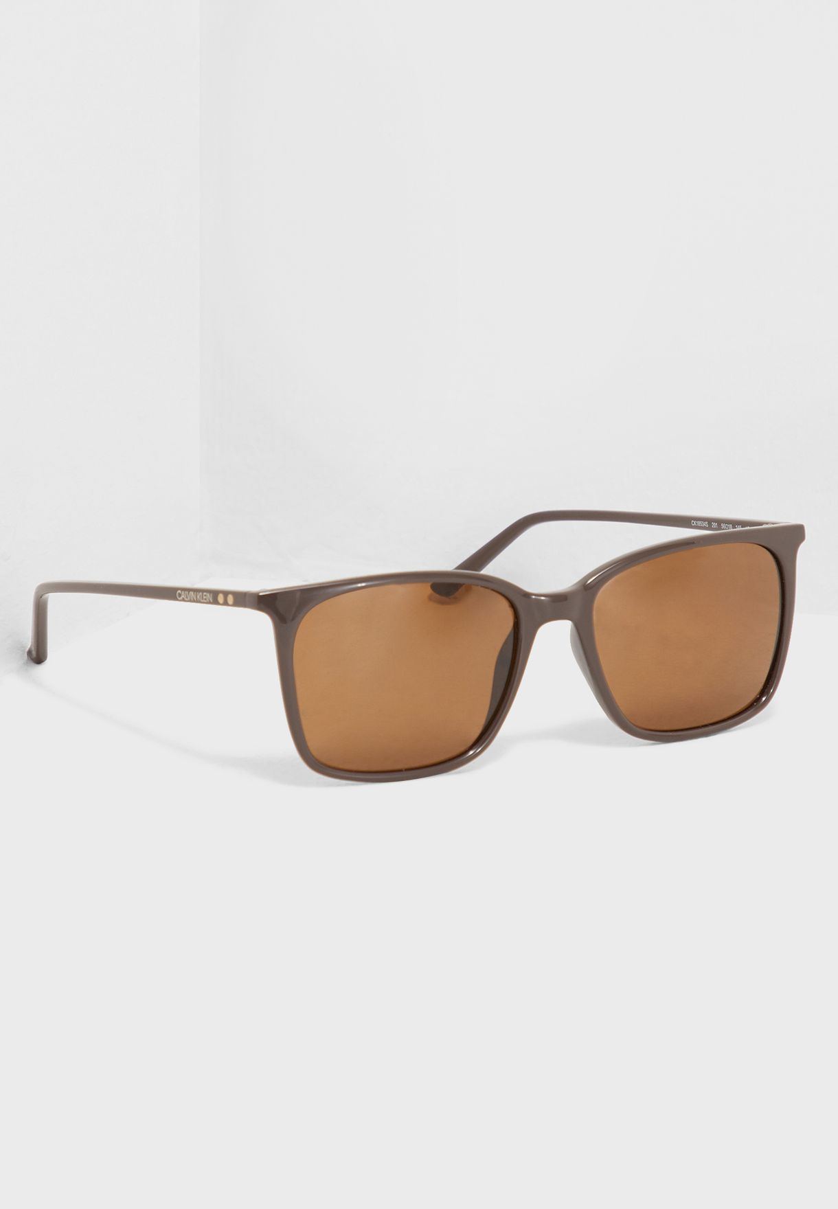 Calvin Klein brown Wayfarer Sunglasses 