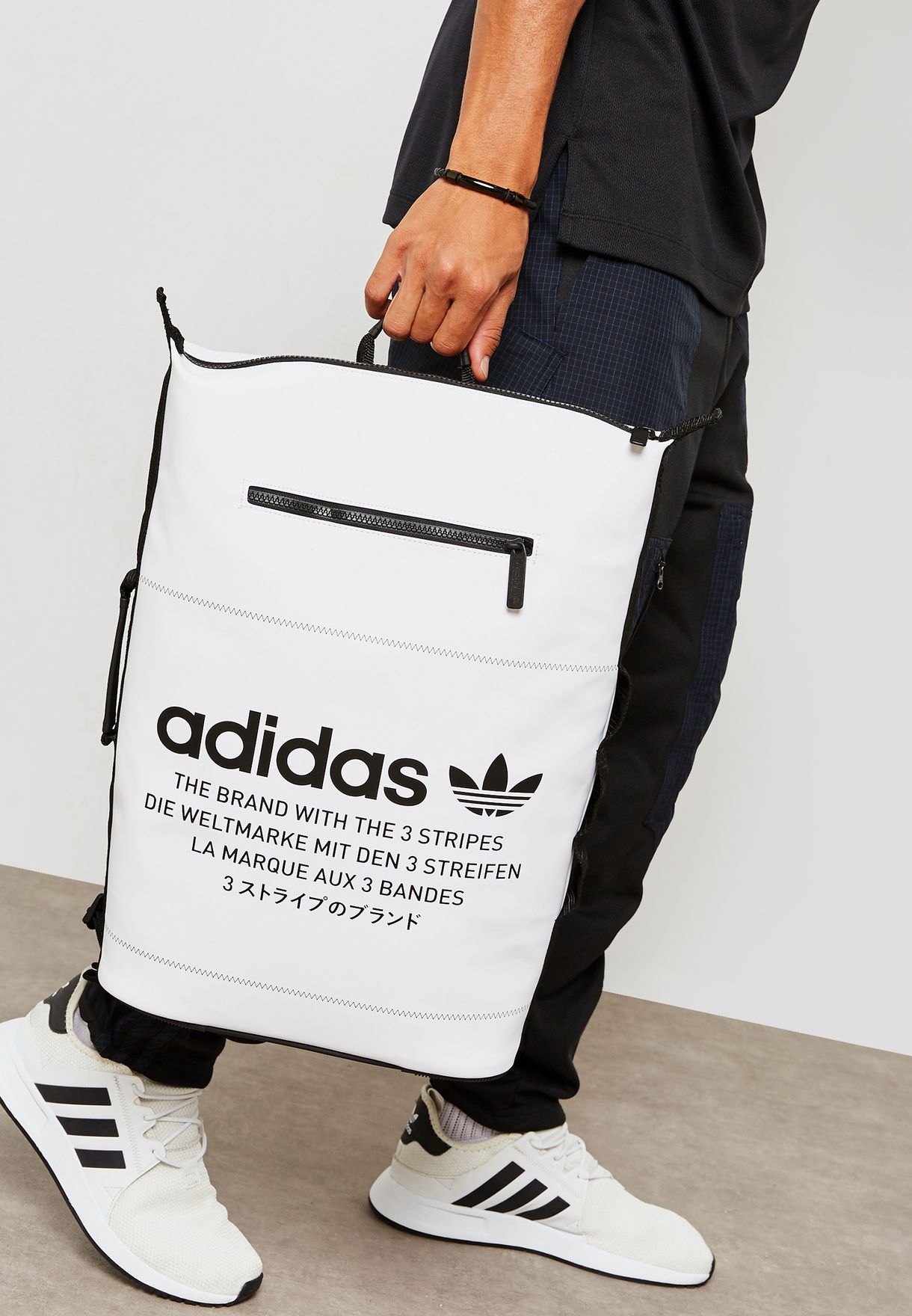 adidas nmd white backpack