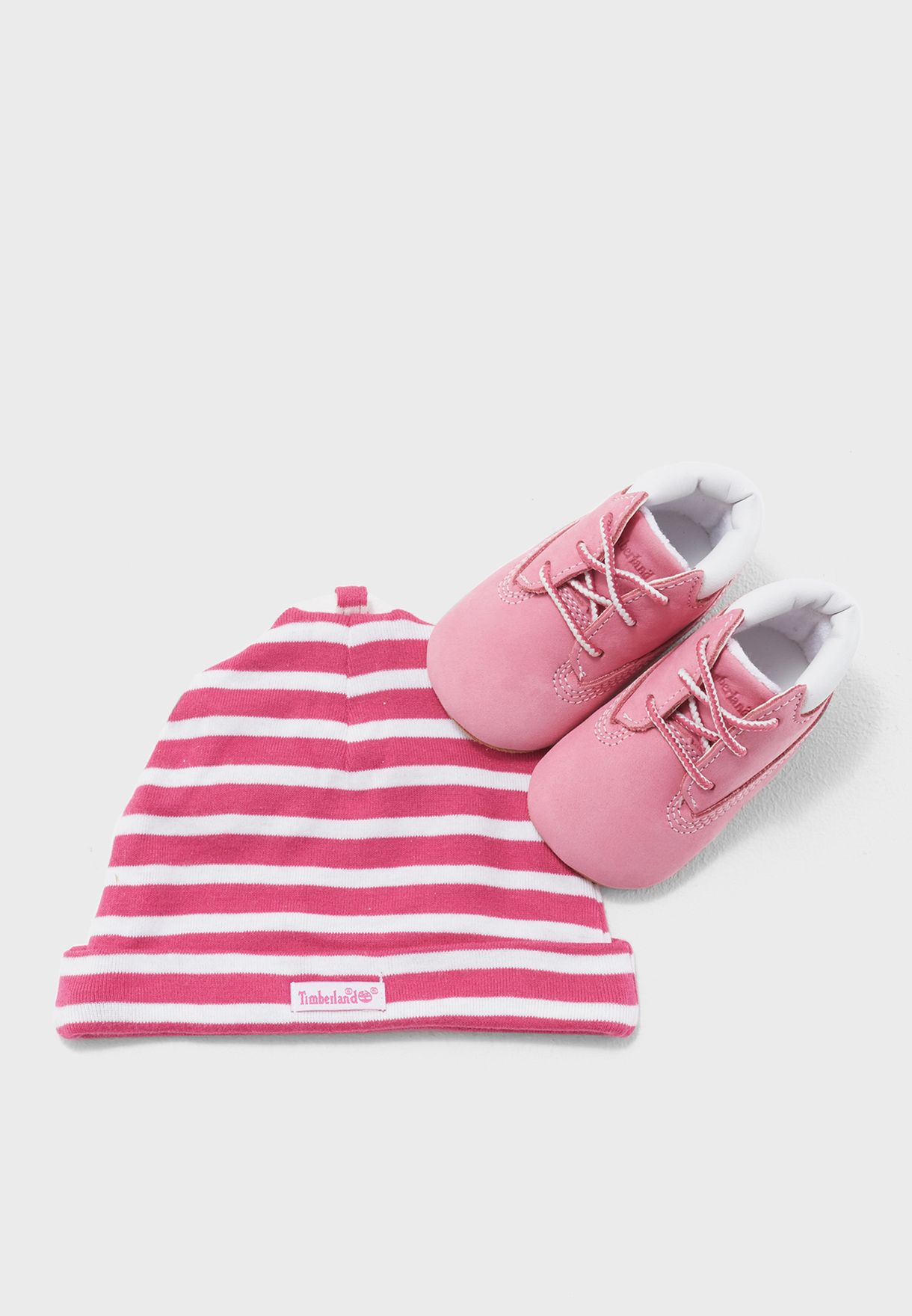 timberland infant crib booties with hat