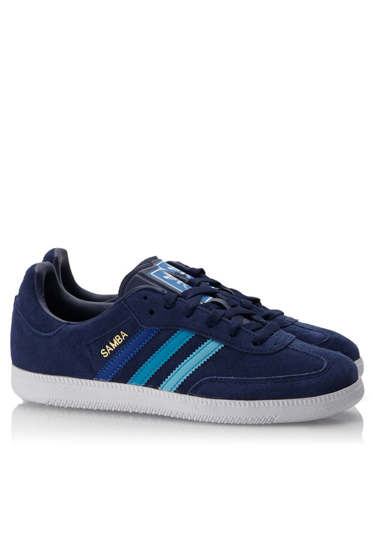 Buy adidas Originals blue Samba for Kids in Dubai, Abu Dhabi