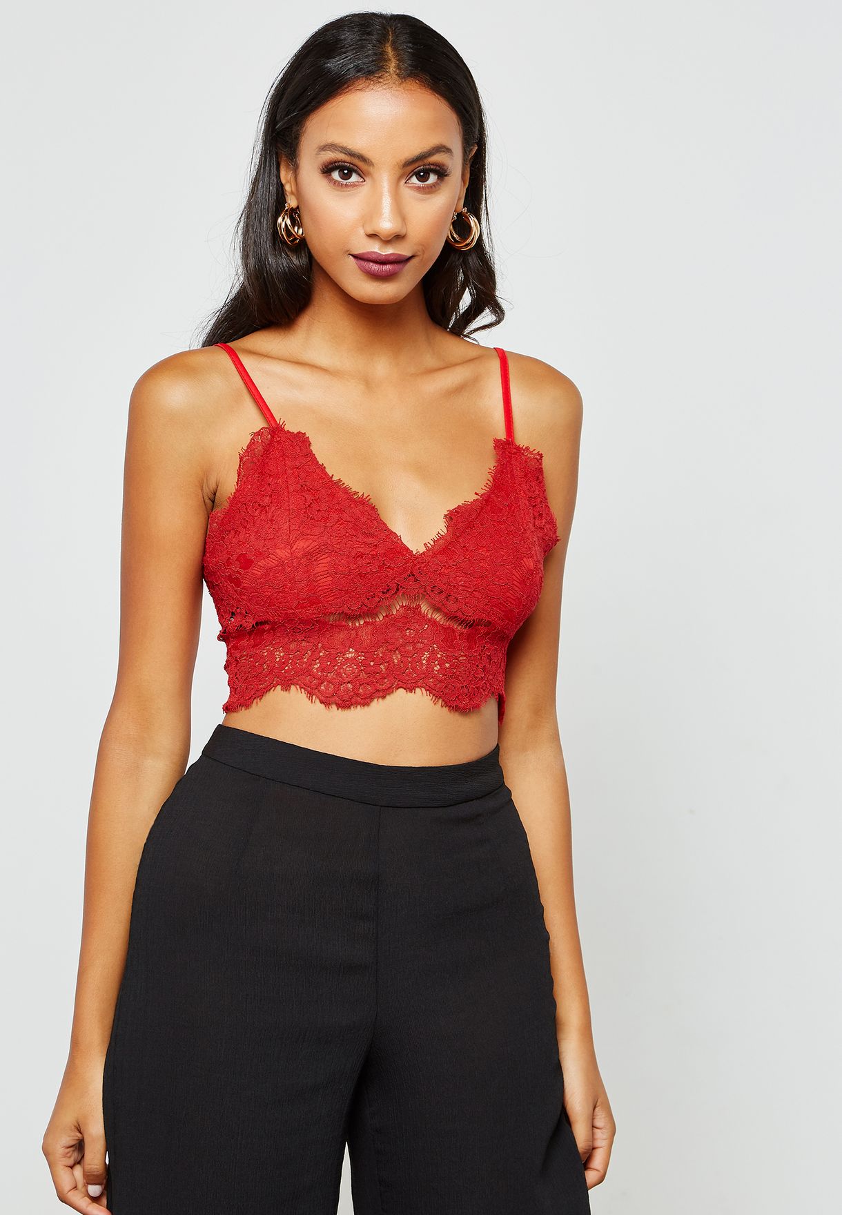 missguided lace bralet