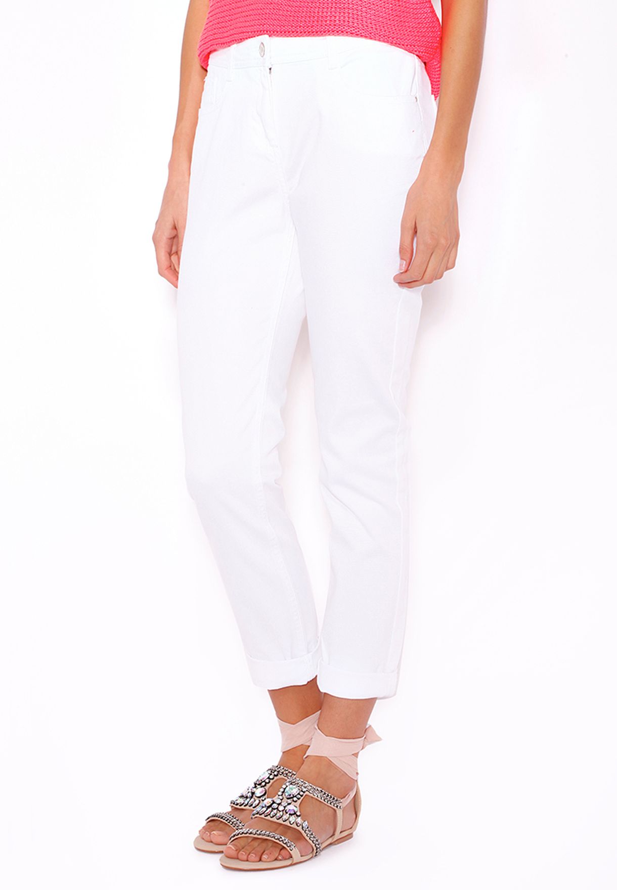 wallis white trousers