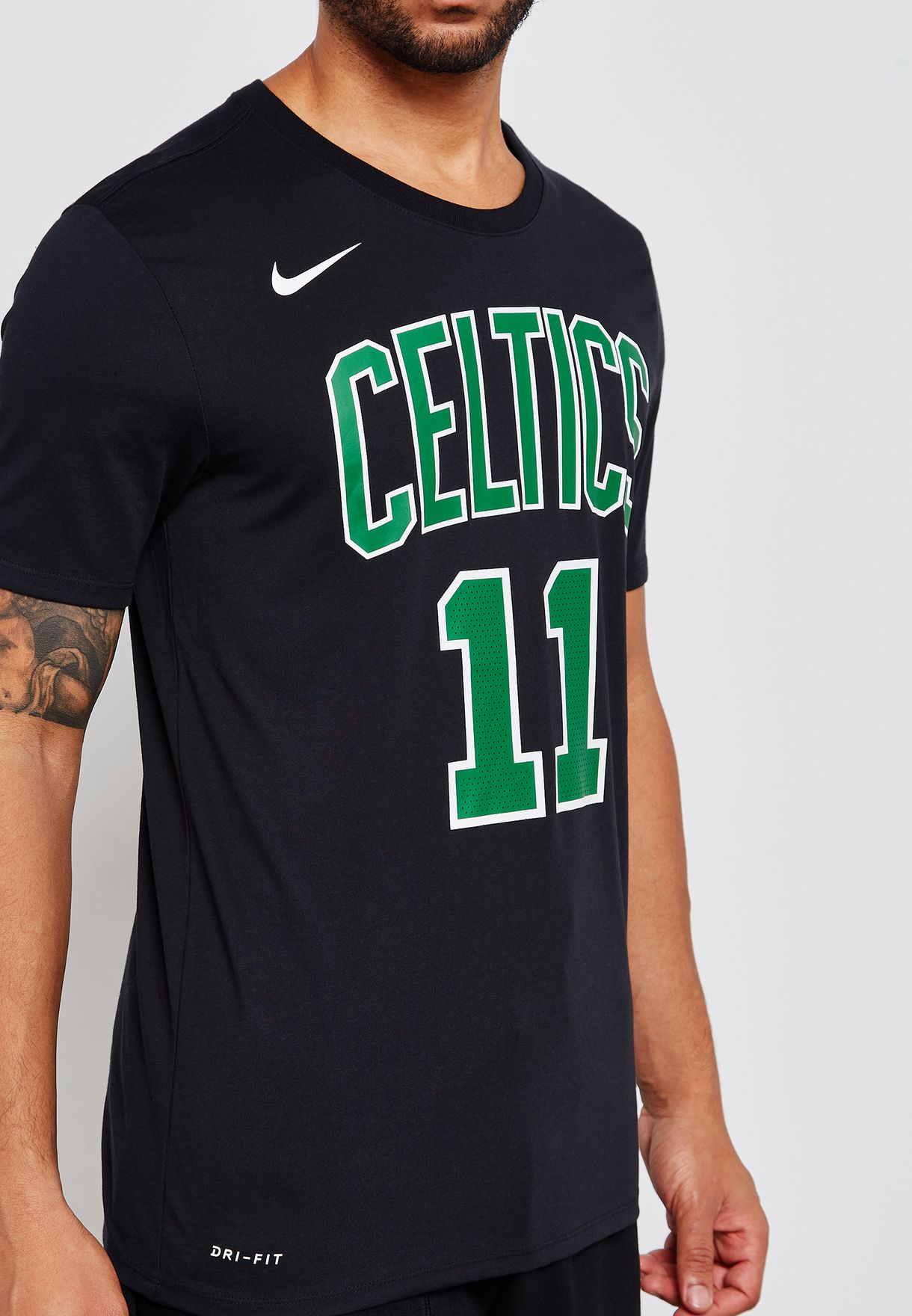 Boston Celtics Kyrie Irving Uomo Jersey T-shirt Maniche Corte Basket in esecuzione di formazione Maglietta 
