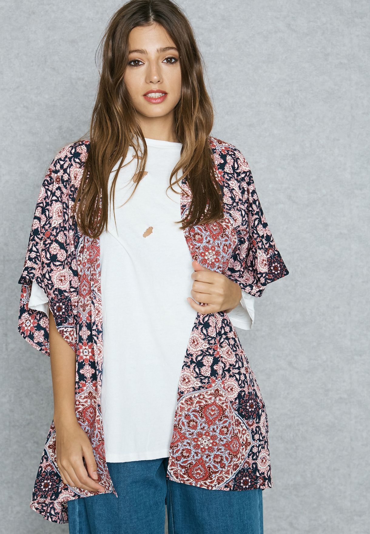 entusiastisk Rejse manipulere Buy Vero Moda prints Printed Kimono for Women in MENA, Worldwide | 10179249
