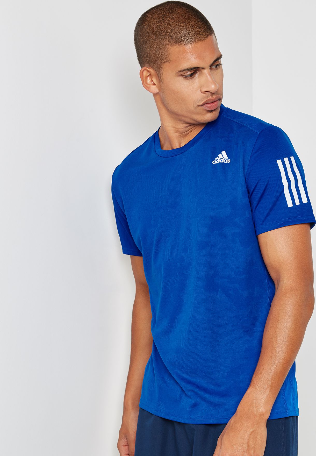 Buy adidas blue Response T-Shirt for Men in MENA, Worldwide | CE7262