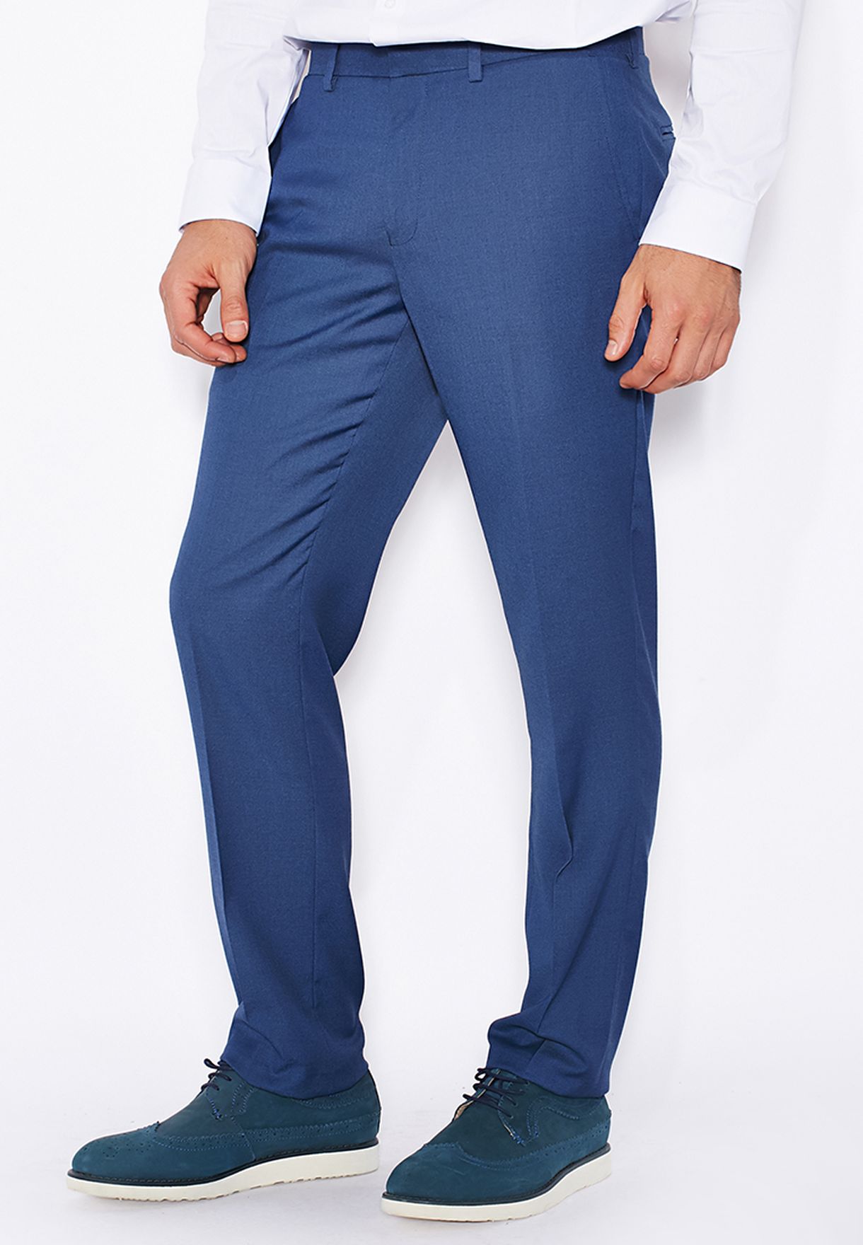 mens ankle grazer pants