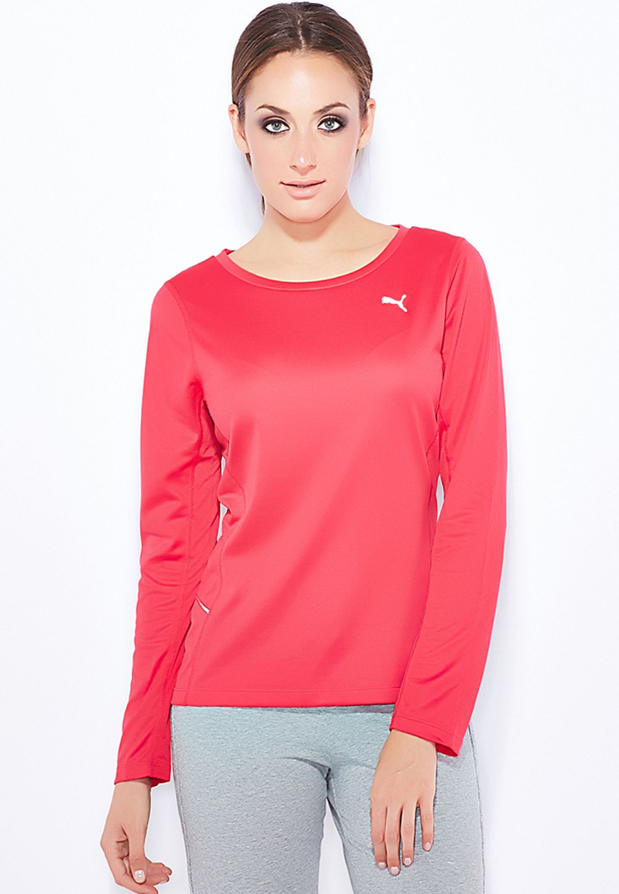 pink running t shirt