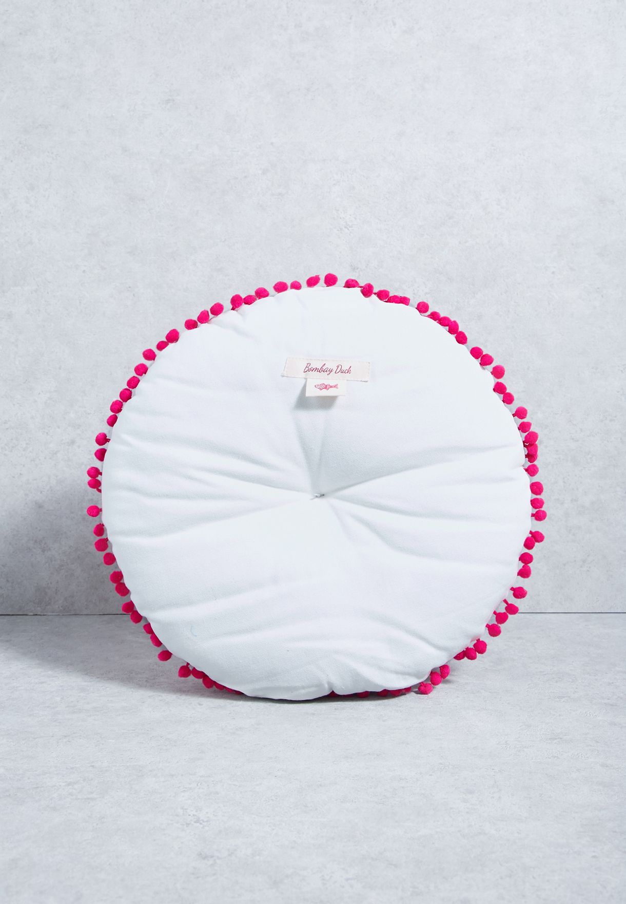 Round Casablanca Embroidered Cushion Insert Included