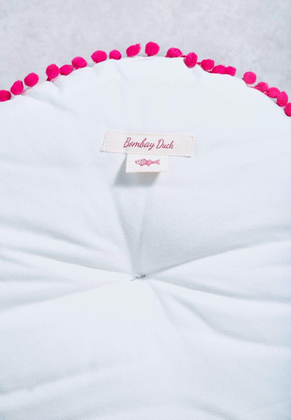 Round Casablanca Embroidered Cushion Insert Included