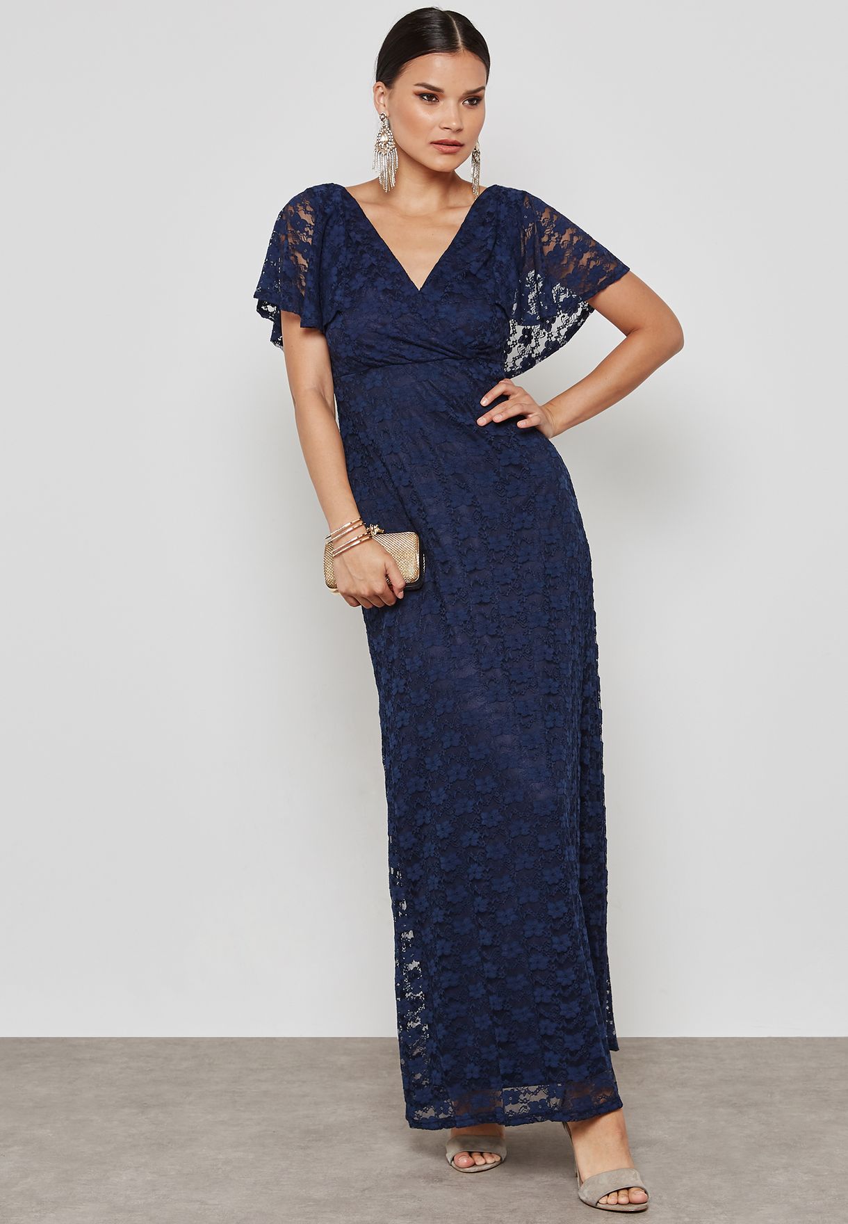 mela wrap dress