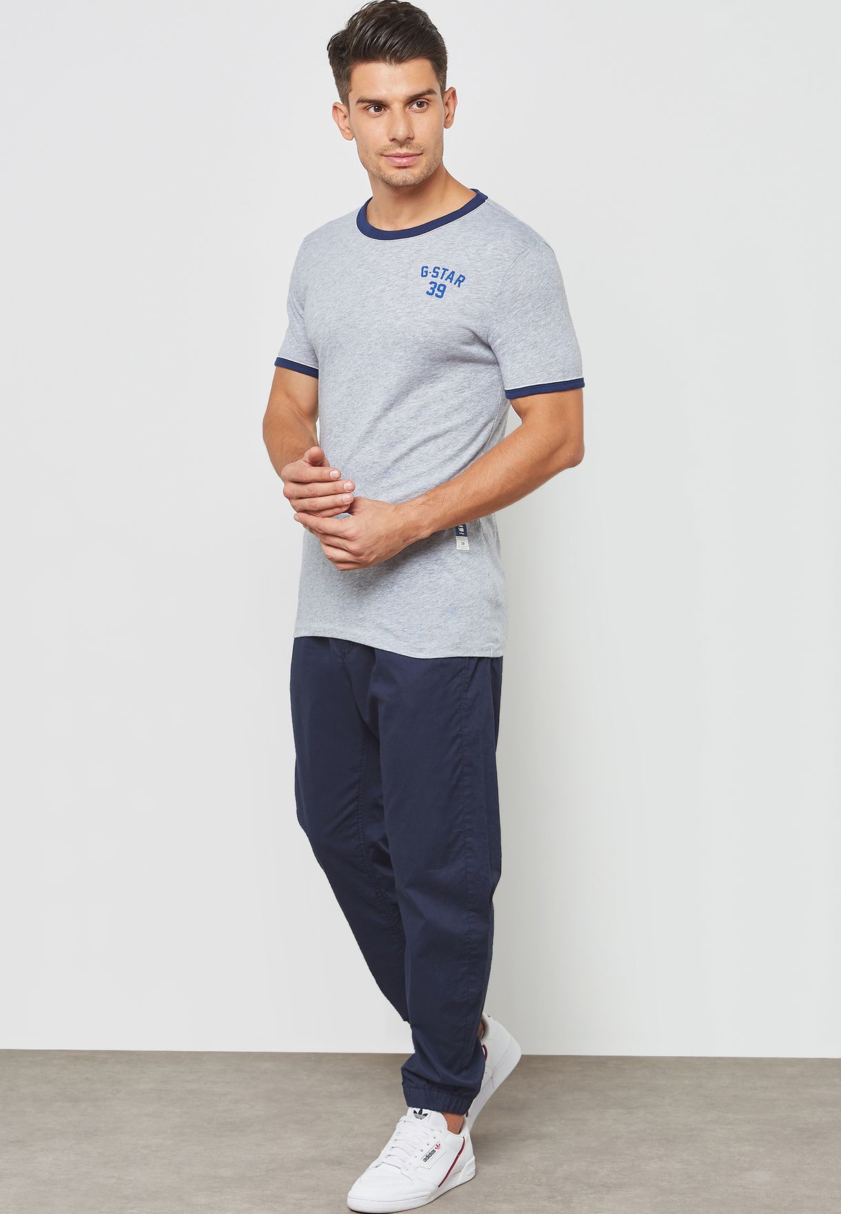 Buy G Star Raw navy Bronson Cuffed Sweatpants for Men in MENA, Worldwide