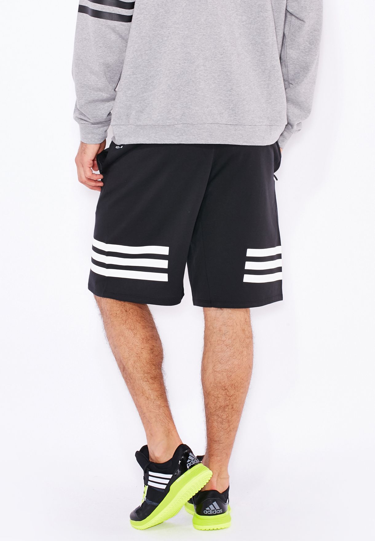 adidas original 3 stripes linear shorts