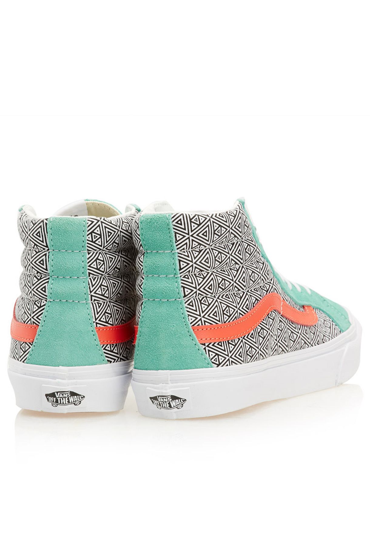 vans geometric sk8 hi slim