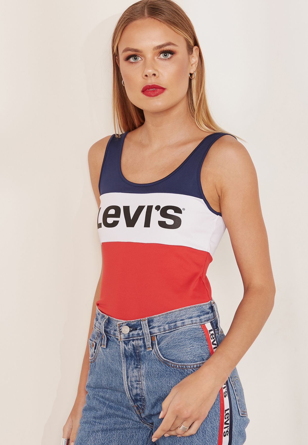 levi's sleeveless shirt