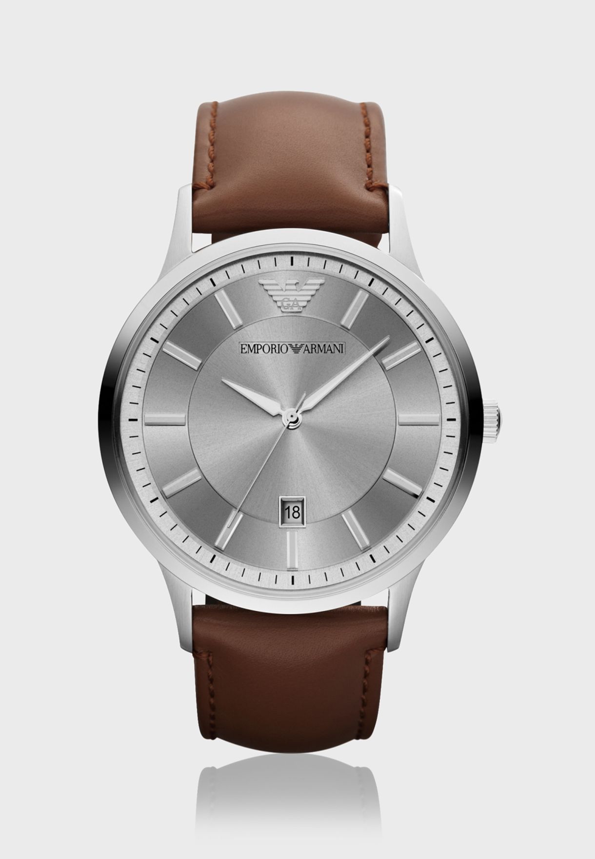 emporio armani bronze watch