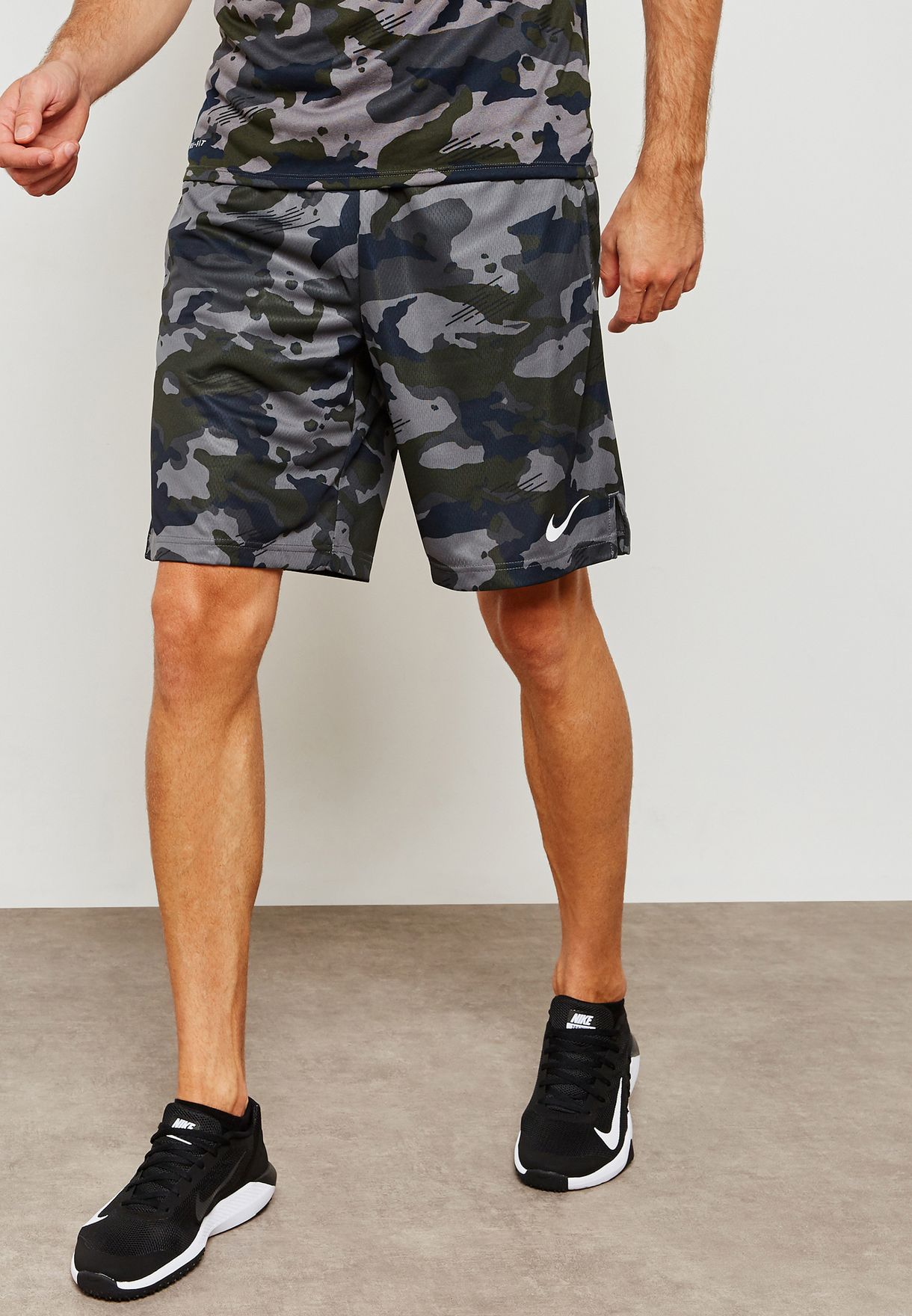 camouflage shorts nike
